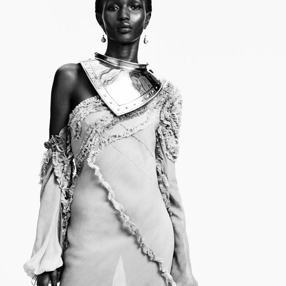 Zara ZW Halloween Collection Limited Edition Asymmetric Dress in lilac. - Picture 2 of 15